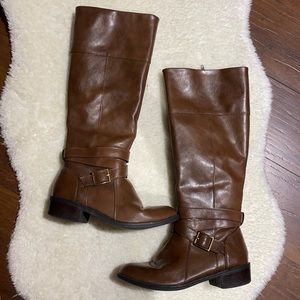 Brown knee high boots- Size 7